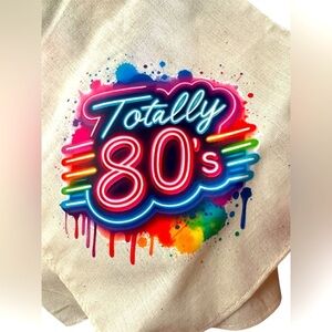 NEW Retro 80s Neon Graphic Pet Bandana
